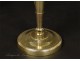 Pair of gilt bronze candlesticks 18th Executive