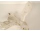 Sculpture faïence goût Bavent oiseau mouette décoration toiture faitage XXè