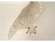 Sculpture faïence goût Bavent oiseau mouette décoration toiture faitage XXè