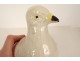 Sculpture faïence goût Bavent oiseau mouette décoration toiture faitage XXè