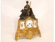 Gilt bronze clock, Barbot Paris, Restoration nineteenth