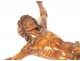 Christ carved wood crucifix cross sculpture 19th century