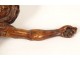 Christ carved wood crucifix cross sculpture 19th century