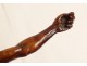 Christ carved wood crucifix cross sculpture 19th century