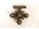 Pendentif collier Tiznit Maroc Maghreb argent émail berbère XXème siècle