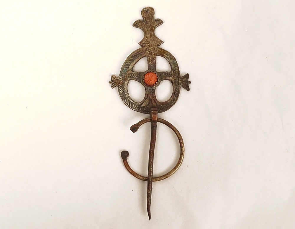 Grande Fibule Berbère Ancienne - Réf 600, Bijou Ethnique Occasion