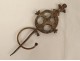 Pendentif collier Tiznit Maroc Maghreb argent émail berbère XXème siècle