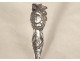 2 cuillères argent massif américain Amérindiens Wanakena Solon Springs XXè