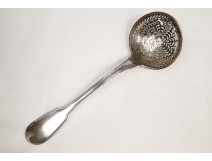 Spoon sprinkle in sterling silver, old man punches, Paris and Goldsmith, nineteenth