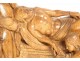 Wood sculpture descent cross deposition Christ lamentation Virgin XVII