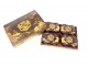 Coffret boîte à jeu laquée armoiries blason Comte jetons nacre lions XVIIIè