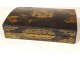 Coffret boîte à jeu laquée armoiries blason Comte jetons nacre lions XVIIIè