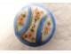 4 old porcelain buttons decorated with flowers 19th century collection