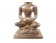 Statuette bouddhiste bronze Bouddha Naga cobra Khmer Cambodge Thaïlande 19è