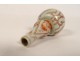 Petit vase miniature porcelaine chinoise double-gourde fleurs Chine XIXème
