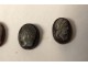 Lot 9 camées anciens agate profil personnages antiques soldats intaille