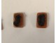 Lot 9 camées anciens agate profil personnages antiques soldats intaille