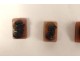 Lot 9 camées anciens agate profil personnages antiques soldats intaille