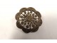 16 old metal flower star buttons collection late 19th century