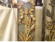 Morceaux boiserie décoration retable bois peint doré calice ostensoir 18è