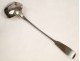 Sterling silver ladle with monogram and punch Rooster eighteenth