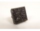 Cachet chinois sceau de nom trois tortues Feng shui plomb polychrome XIXè