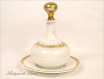 Night service white opaline gilt NAPIII 19th