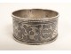 Rond de serviette argent massif niellé russe Saint-Petersbourg 15,84gr XIXè