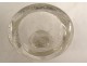 Flacon cristal gravé argent massif allemand personnages moulin bateau XIXè