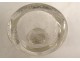 Flacon cristal gravé argent massif allemand personnages moulin bateau XIXè
