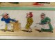 6 plaques verre lanterne magique Sire de Framboisy personnages XIXè siècle