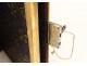 Carnet cuir doré sur tranche serrure clef fin XIXème début XXème siècle