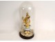 Virgin of Marseille Santibelli terracotta Child Jesus cherubs globe 19th century