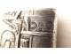 Pyrogène porte-allumettes argent massif étranger 830 personnages 55gr XIXè