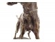 Petite sculpture bronze Pierre-Jules Mène chien lévrier Plock 1854 XIXème