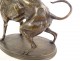 Petite sculpture bronze Pierre-Jules Mène chien lévrier Plock 1854 XIXème