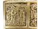 Diptyque icône voyage orthodoxe russe bronze épisodes vie Christ XVIIème