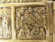 Diptych icon travel Russian Orthodox bronze episodes from the life of Christ 17th