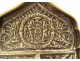 Diptyque icône voyage orthodoxe russe bronze épisodes vie Christ XVIIème