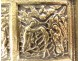 Diptych icon travel Russian Orthodox bronze episodes from the life of Christ 17th