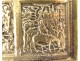 Diptych icon travel Russian Orthodox bronze episodes from the life of Christ 17th