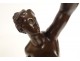 Sculpture statuette bronze déesse Aphrodite Vénus nue naïade XVIIème siècle