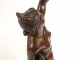 Sculpture statuette bronze déesse Aphrodite Vénus nue naïade XVIIème siècle