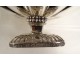 Large Russian silver table handle cup with flowers 694gr 19th century