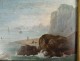 Paire HSP tableaux marine paysage bateaux école italienne E. Lasègue XIXème