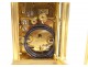 Officer&#39;s clock travel gilded bronze alarm clock ringing request nineteenth case
