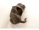 Petite sculpture bronze de Vienne polychrome chat souris soulier XIXème