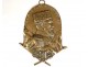 Plaque commémorative bronze Tsar Alexandre III Toulon Cronstadt Paris XIXè