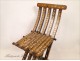 Syrian Moroccan Wood chair pearl 19th