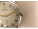 Montre vintage Omega modèle 30T2 Jumbo 37mm acier bracelet cuir suisse XXè